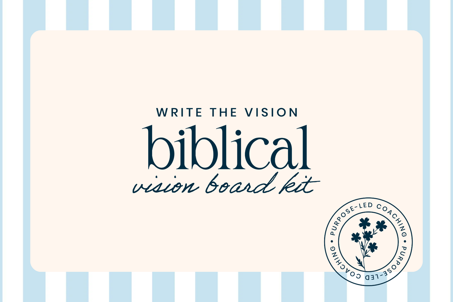 Write the Vision – Biblical Vision Board Kit - Physical product