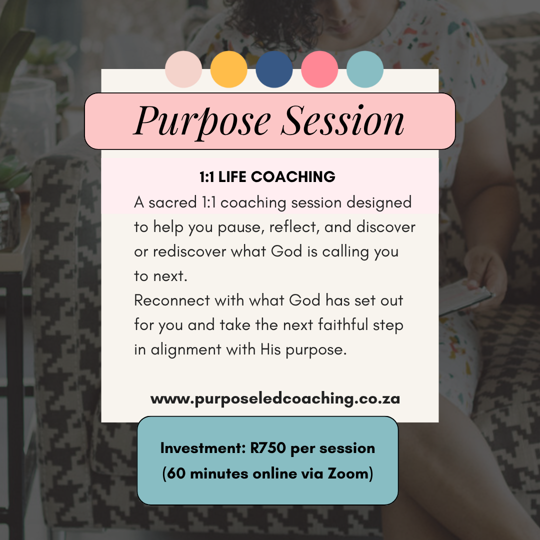 The Purpose Session – 1:1 Life Coaching