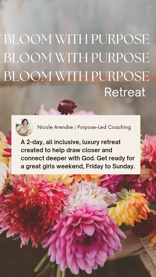 Bloom with Purpose Retreat | 23-25 October 2026 | Own Room (deposit only)
