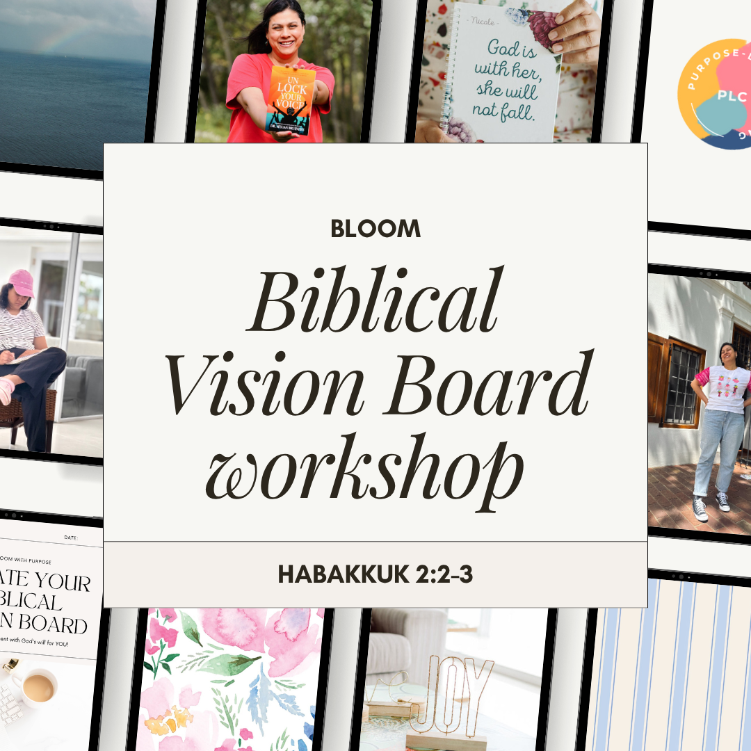 Bloom Biblical Vision Board Workshop | 7 November 2026 from 1-4pm | Cape Town, South Africa