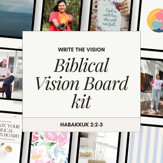 Write the Vision – Biblical Vision Board Kit (pre-order) - Physical product